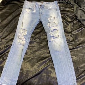 American Eagle ripped jeans